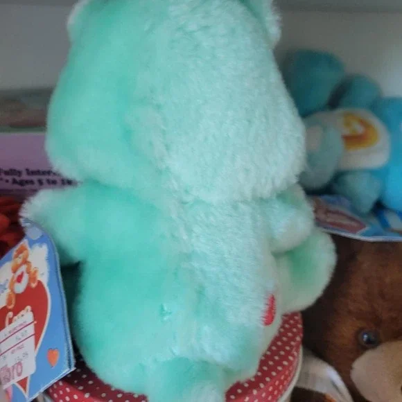 Vintage 80s Care Bears bedtime bear plush toy nwt - Picture 3 of 4